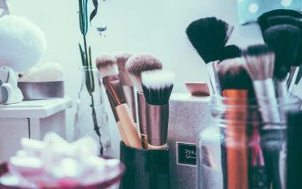 Brushes and makeup